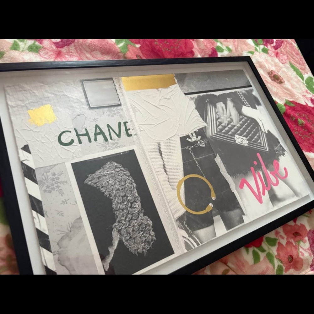 Chanel Vibe Framed Art Print